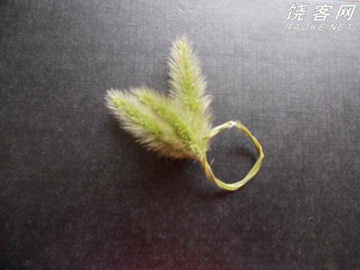 草编的戒指_图片大全