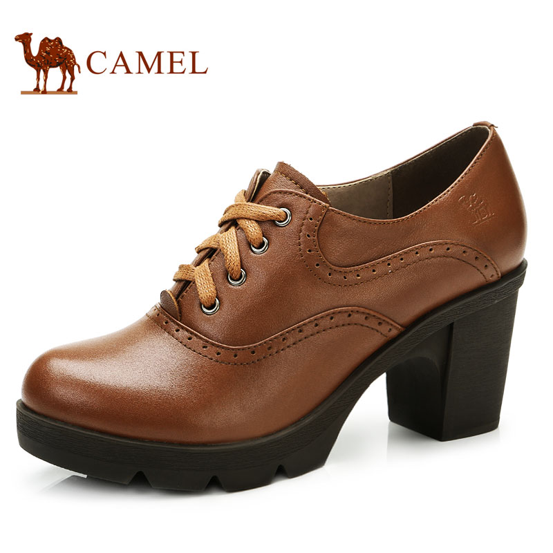 camel <em>骆驼</em>女鞋2013秋冬真皮正品<em>女士皮鞋</em>高